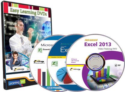 Easy Learning Master in MS Excel 2013 Video Training Tutorials on 3 DVDs