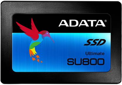 ADATA Ultimate SU800 1 TB Laptop, Desktop Black SATA III Internal Solid State Drive (SSD) (ASU800SS-1TT-C)