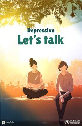 Depression Let S Talk Poster (Size 12 Inch x 18 Inch) (Pack of 1) Paper Print