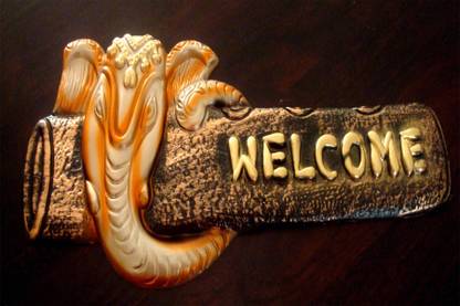 Welcome Poster (Size 12 Inch x 18 Inch) (Pack of 1) Paper Print