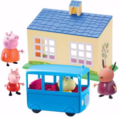 Peppa Pig School & Bus Playset
