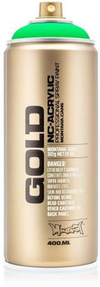 montana Montana Gold Acrylic Professional Spray Paint - 400 ML Can - Acid Green (F 6000) Green Spray Paint 400 ml