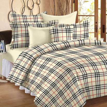 PRINCE CREATION Checkered Single Dohar for  Mild Winter