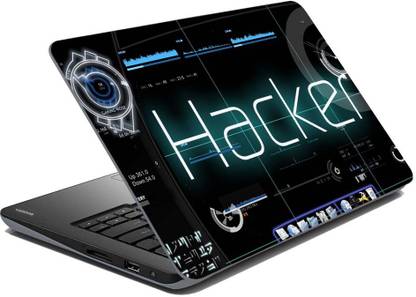 meSleep Matrix Hacker Vinyl Laptop Skin Compatible for 15.6 inch