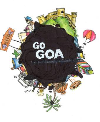 Go Goa Poster (Size 12 Inch x 18 Inch) (Pack of 1) Paper Print