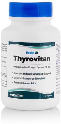 HealthVit Thyrovitan L-Tyrosine+Iodine 60 Capsules