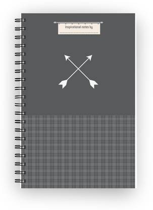 Inkalabh Inspirational Arrows A5 Notebook Unruled 90 Pages