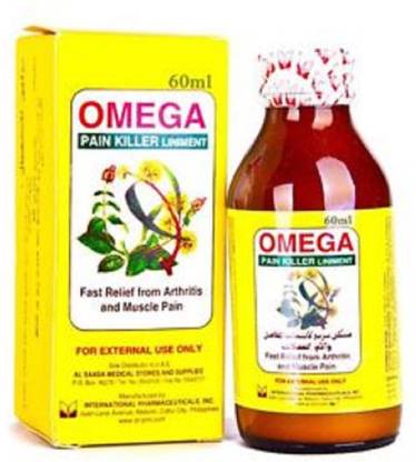 ओमेगा पेन किलर लिनिमेंट 60ml pain killer लिक्विड
