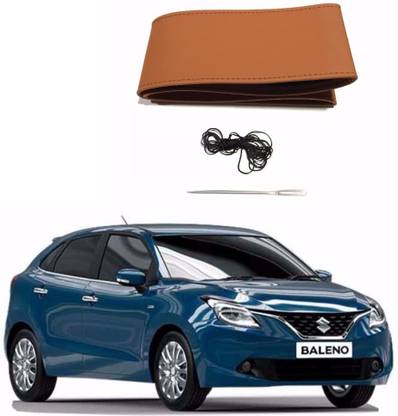 AUTOGARH Hand Stiched Steering Cover For Maruti Baleno