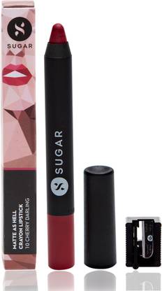 SUGAR Matte As Hell Crayon Lipstick 10 Cherry Darling