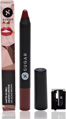 SUGAR Matte As Hell Crayon Lipstick 08 Jackie Brown