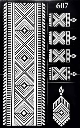 ARR Henna Stencils HS 607
