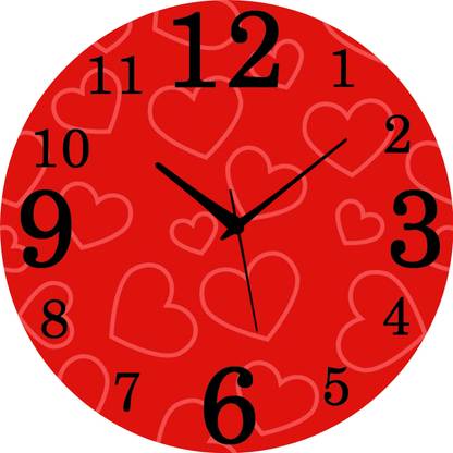 Vidhi Creation Analog 29 cm X 28 cm Wall Clock