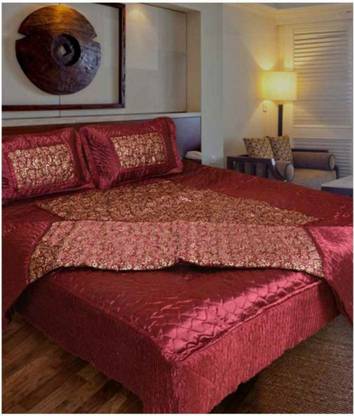 doxcy Polyester, Cotton Double King Sized Bedding Set