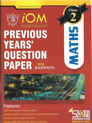 Previous Years' Question Paper Maths Class 2