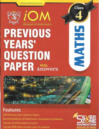CLASS 4 MATH OLYMPIAD PREVIOUS YEARS SOLVED PAPER WITH ANSWERS