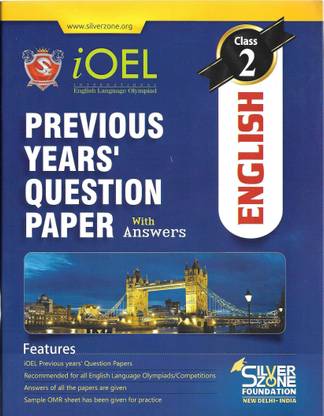 Previous Years' Question Paper English Class 2