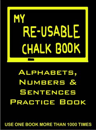 My Reusable Chalk Book with Lines & Squares