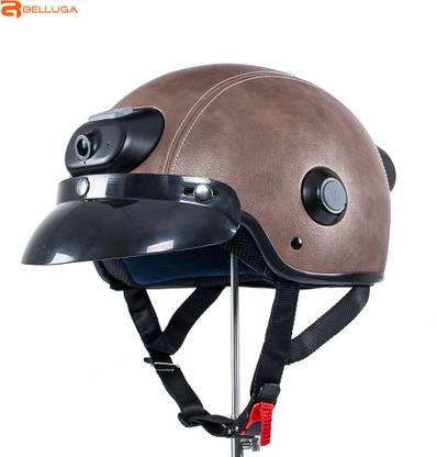 BELLUGA E Helmet with inbuilt Camera and Bluetooth Motorbike Helmet