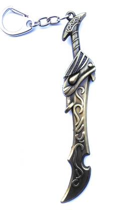 Hats Off Stylish Designer Sword Design Key chain Also use as Home or Car Decorative Key Chain