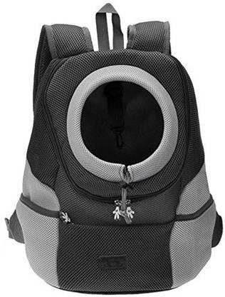 SRI Latest Style Comfortable Dog Cat Pet Carrier Backpack Travel Carrier Bag Front for Small dogs Carrier Bike Hiking Outdoor Black Backpack Pet Carrier