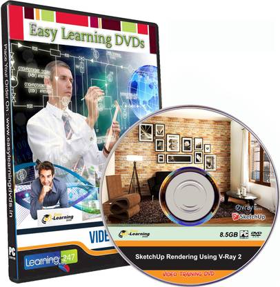 Easy Learning Learn SketchUp Rendering Using with V-Ray 2 Video Tutorial Training DVD (8GB DVD)