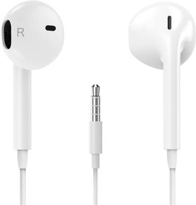 VibeX ® Best Wired In-Ear Earbud Headphones with Mic & Remote Control, Comfortable Earphones Wired