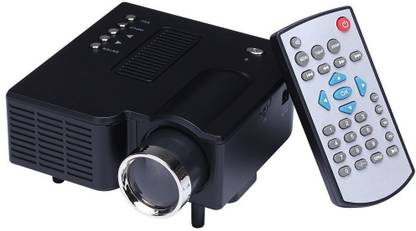 VibeX ® Mini Home Theater For Video Games TV Movie Support HDMI VGA AV 40 lm LED Corded Portable Projector