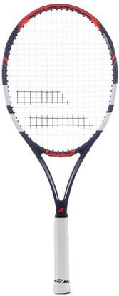 BABOLAT PULSION 102 Red, White, Blue Strung Tennis Racquet