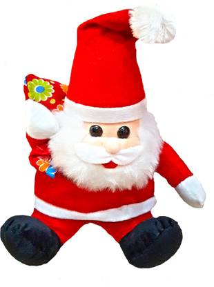Grab A Deal Christmas Santa Claus Doll Stuffed Soft Toy  - 30 cm