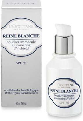 L'Occitane En Provence Sunscreen - SPF 50 PA++ Reine Blanche Illuminating UV Shield