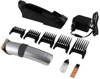 MAXTOP Electric Rechargable Hair Trimmer Clipper Shaver With 4 Clippers-Complete Grooming Kit Grooming Kit 30 min  Runtime 4 Length Settings