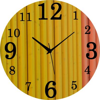 Vidhi Creation Analog 29 cm X 28 cm Wall Clock