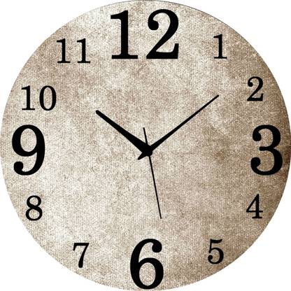 Vidhi Creation Analog 2.3 cm X 28 cm Wall Clock
