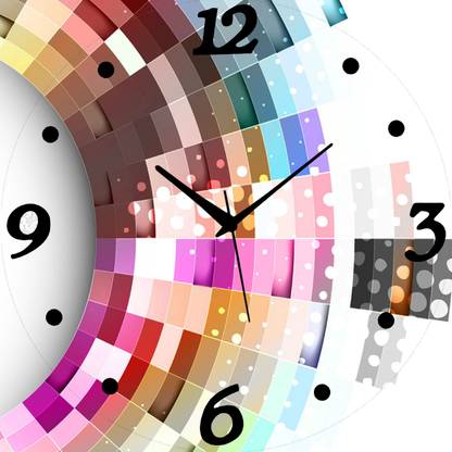 Vidhi Creation Analog 2.3 cm X 28 cm Wall Clock
