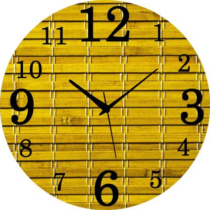 Vidhi Creation Analog 29 cm X 28 cm Wall Clock