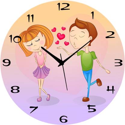 Vidhi Creation एनालॉग 29 cm X 28 cm दीवार घड़ी