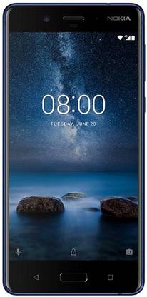 Nokia 8 (Polished Blue, 64 GB)