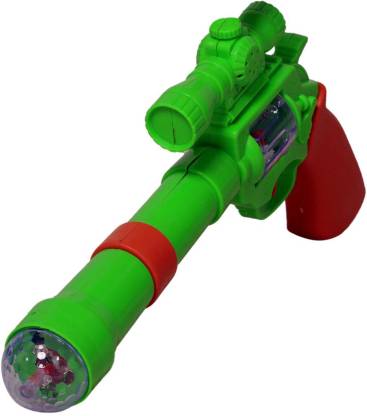 Bonkerz Projection With 3D Lights & Multiple Sound Effect Toy gun For Kids