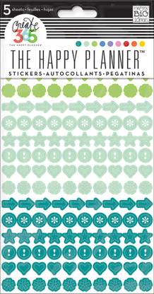 Me & My Big Ideas Create 365 Happy Planner Stickers 5/Sheets - Colorful Dots