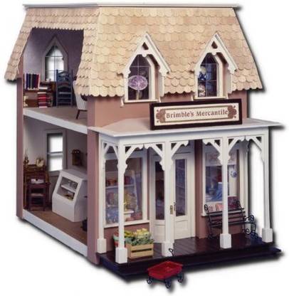 Generic Greenleaf Brimbles Mercantile Dollhouse Kit Laser Cut