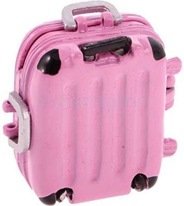 pink mini suitcase