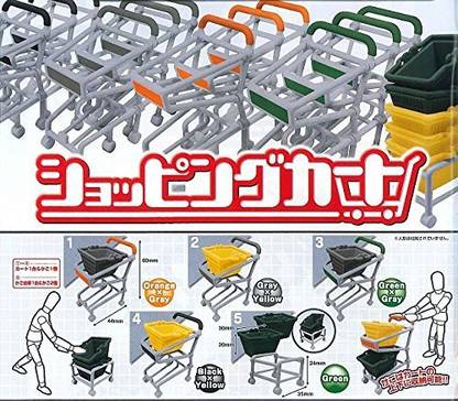 Generic Epoch Dollhouse Miniature Shopping Cart and Stand
