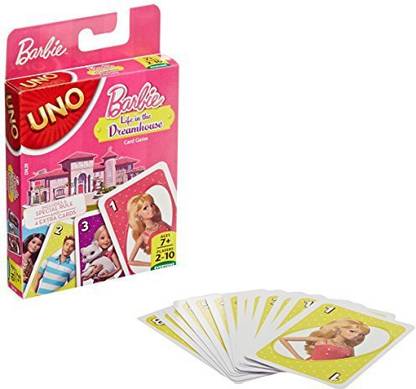 Generic Barbie Life in The Dreamhouse UNO Card Game
