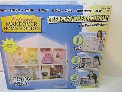 Extreme Makeover Home Edition Create A Dream Home Doll House Kit