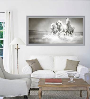 Horse 92*48 cm (without Frame) Paper Print