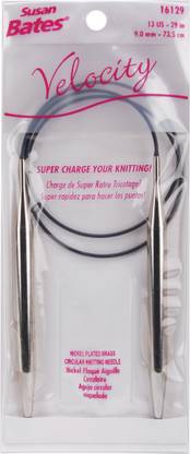 Susan Bates Velocity Circular Knitting Needles 29" - Size 13/9mm