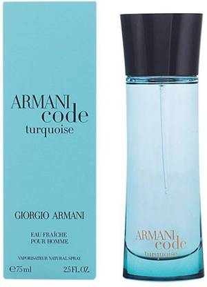 ARMANI code turquoise Eau Fraiche  -  75 ml