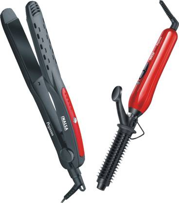 Inalsa Pegasus Hair Styler Set Curler + Straightener Personal Care Appliance Combo