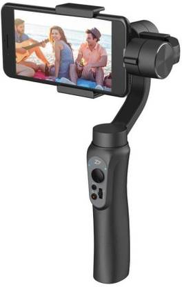 PREMSONS Smooth Q 3 Axis Gimbal Smartphone Stabilizer Photo Video Recorder (Jet Black) 3 Axis Gimbal for Mobile